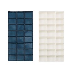 마이데일리 소프트 물감 수채화 팔레트 블루, 24칸, 1개