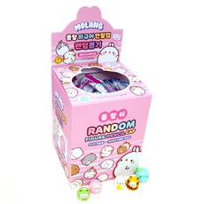 MOLANG 圖隨機拉鉛筆帽, 60個, 隨機發貨