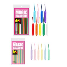 파티쇼 260 스마트 요술풍선 마카롱 100p + 스탠다드 100p 세트, 혼합색상, 1세트