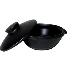 雙耳耐熱陶瓷砂鍋+鍋蓋 2號, 1組, 19.5cm