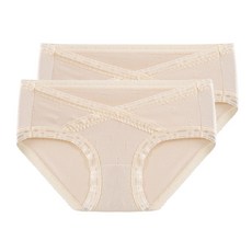 셀레네 임부 아크 레이스라인 로우 팬티 2p