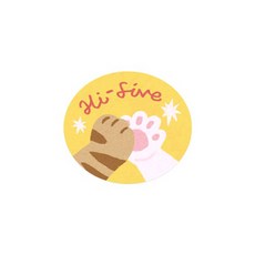 Kitty High Five貼紙, 100個, 混合顏色