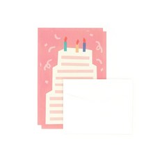 生日蛋糕文具套組, 10套, 混合顏色