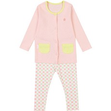 압소바 유아용 휴고 슬림내의 상하 세트