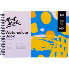 Mont Marte 蒙瑪特 我的每日藝術紙水彩墊A3 30張, 1個