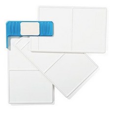 My Daily 便攜式3層折疊顏料雙面調色盤 藍色 大型, 18格, 1個