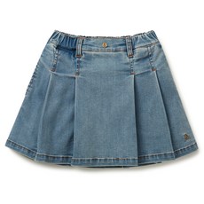 Perimitz 女童可愛百褶牛仔半身裙 P2231S601