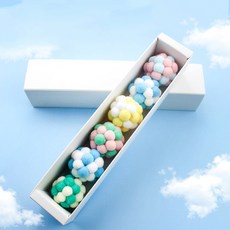 Curous Pet 貓咪磨牙球6件組, 1套, 混合色