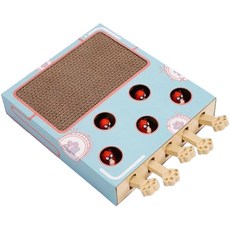 Curus Pet Mole Play Scratcher 玩具狩獵遊戲, 混合顏色, 1個