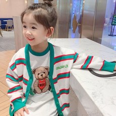 Petit Enfant 女童針織開襟衫 CCV51GCD13