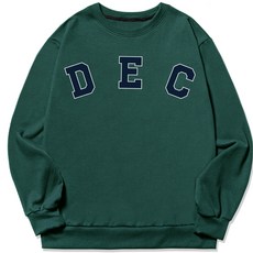 디엘크리 남성용 빅사이즈 DEC 빅로고 맨투맨