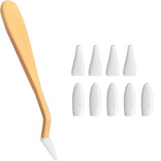 我的日常素描塗抹刷工具 + 海綿頭 2 x 5p 套組, 小, 1套