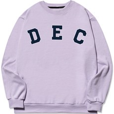 디엘크리 남성용 빅사이즈 DEC 빅로고 맨투맨