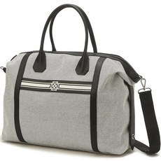 DAKS 高級皮革 Line Point Field 波士頓包, 灰色