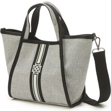 優質商品高級皮革線條亮點圓弧托特包, 灰色