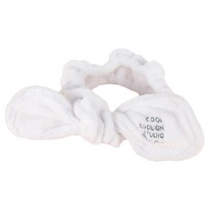 Mini Maxi Beauty兔子洗臉髮箍, 1個, 白色的