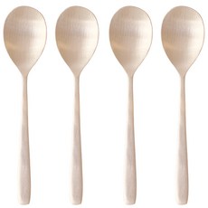 Nothyang 甜點勺4P +禮品盒套組, 1套, 軟金