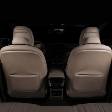 메이튼 K8 GL3 튜닝 가죽 킥매트 시트백 커버, 토피브라운, 2개