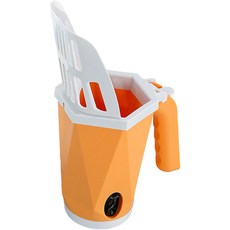 PASTEL PET 二合一寬版貓砂鏟, 黃色