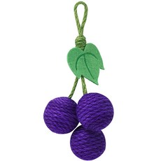 PASTEL PET 貓咪水果貓抓板玩具 葡萄, 混色, 1個