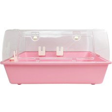 펫츠핸들러 와이드리빙 소동물 하우스 PH-F60, 1개, 핑크