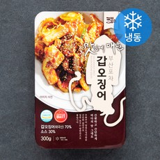 꾸봐꾸어 맛있게 매운 부산포차 갑오징어 (냉동), 300g, 1개