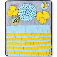 woollyoly Woolly Oli 毯子 寵物 狗狗 嗅聞 趣味玩具 KYSP-0121 70 x 60 cm, 混合色, 1個