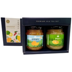 JejuNFarm 綜合茶醬禮盒組 13號, 濟州橘茶+青橘茶, 1盒