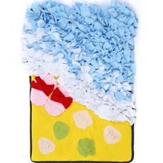 Woollyoly Woollioly 毛毯寵物小狗鼻托玩具 KYSP-0120 70 x 50 cm, 1個, 混色