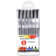 Sandoll 自來水筆 6支組 WP-06-BK, 12mm, 15mm, 17mm, 11mm, 16mm, 18mm