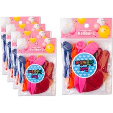 kumhong 圓形氣球 10p, 5個, 隨機出貨