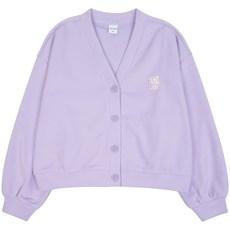 애플핑크 아동용 자수와펜크롭 가디건 R502