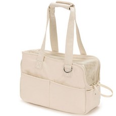 ASHWOLF 狗狗斜背包, 米色