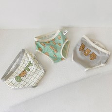 兒童款微笑熊3隻豪華三角內褲 3件組 MP714