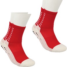 Alohalian登山指壓腳踝保護登山襪 2雙, 紅色