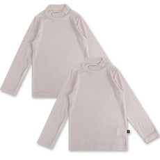 YEROOYENA 孩童中領長袖T恤 2入