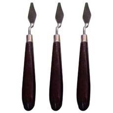 마이데일리 스테인리스 물감 페인팅 나이프 유화 칼, 3개