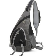 JCP戶外休閒口袋胸包, 黑色