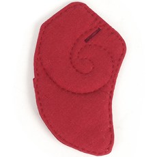 T.CUSTOM 小提琴腮托套 1/2~1/4, 1個, 深紅色