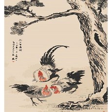 PIPO 松樹下雞圖 DIY 40 x 50 cm MS7252, 混合色, 1個