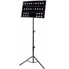 zoonics.com 可折疊式樂譜架 + 收納袋組合, 黑色, 1個