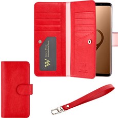 Wcase SM Mobile Bamberg 系列手工卡片錢包日記本手機殼+手帶