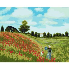 피포페인팅 나들이나온여인들 그림 DIY 40 x 50 cm MS8921, 혼합색상, 1개