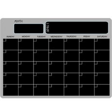 프랑디르 캘린더 냉장고 메모보드 블랙, 마그네틱