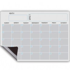 Fran Dir磁吸式冰箱行事曆留言板 白色, 磁的