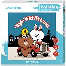 kyelimbooks 全家人一起畫的DIY藝術畫線 Friends Rider Friends, 混合顏色