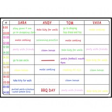 Frangdir冰箱貼紙交叉邊框 a3 磁吸式計畫板 款式3, 磁的