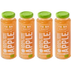 biopoland NFC蘋果汁, 4瓶, 240ml