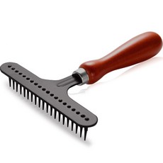 Yingte 柔和寵物寵物動物木手柄頭髮, 棕色, 1個