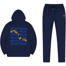 Montimon 男士黃條拉鍊直筒上下套裝 TUD_0017